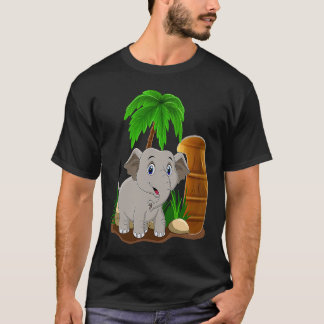 Camiseta El cumpleaños del pequeño elefante, 1 año, primer 