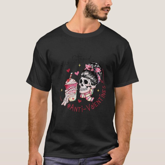 Camiseta El cupido anti San Valentín es gracioso (Anverso)