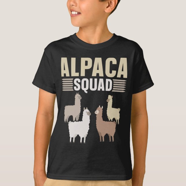 Camiseta El curioso amante de los animales del escuadrón de (Anverso)