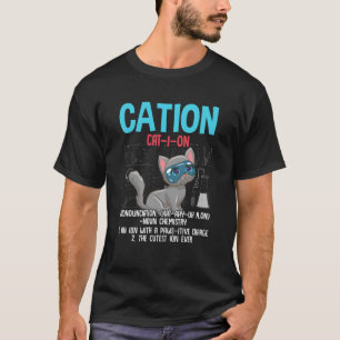 Camiseta El curioso científico de química Cation Element Ca
