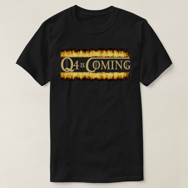 Camiseta El curioso cuarto trimestre viene como regalo de C (Diseño del anverso)