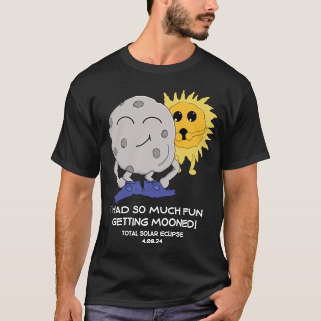 Camiseta El curioso eclipse 2024 que se vuelve Chiste aband (Anverso)