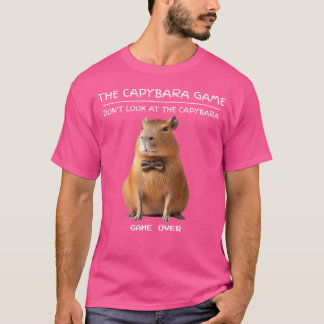 Camiseta El Curioso Juego De Capibara No Mira Al Capibara