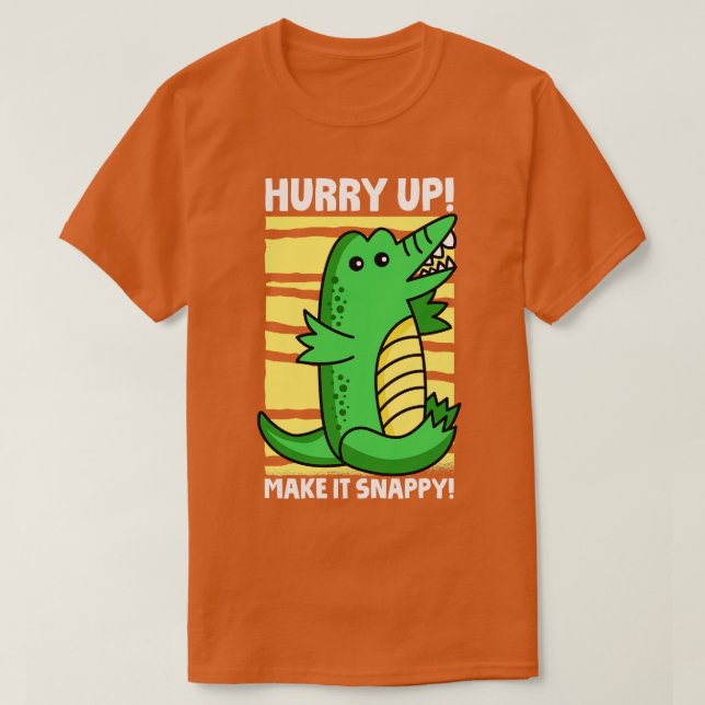 Camiseta El curioso lagarto Lover y el cocodrilo de los niñ (Diseño del anverso)