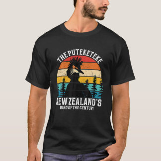 Camiseta El curioso pájaro del siglo de Puteketeke Nueva Ze