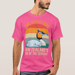 Camiseta El curioso pájaro Puteketeke de Nueva Zelanda del