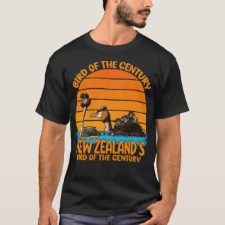 Camiseta El curioso pájaro Puteketeke de Nueva Zelanda del