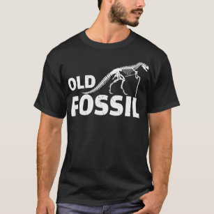 Camiseta El curioso viejo arqueólogo retirado de fósiles Di