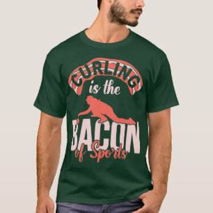 Camiseta El Curling Es El Bacon Del Juego De Curling Gracio