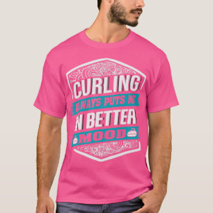 Camiseta El curling siempre me pone en mejor estado de ánim