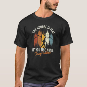 Camiseta El Curso Es De Uso Plano Imaginación A Través Del 