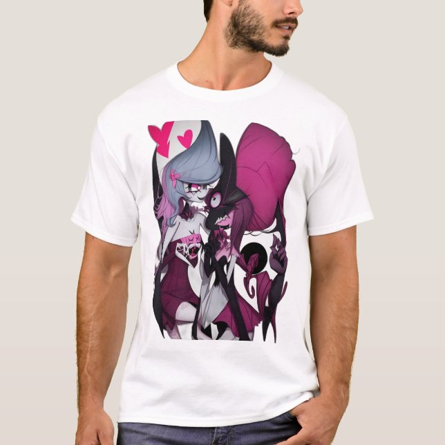 Camiseta El cute vaggie y Charlie de Vivziepop (Anverso)
