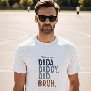 Camiseta El Dada personalizado del padre a la brutal evoluc