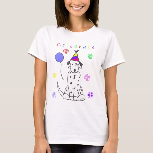 Camiseta El Dalmatian celebra (Anverso)