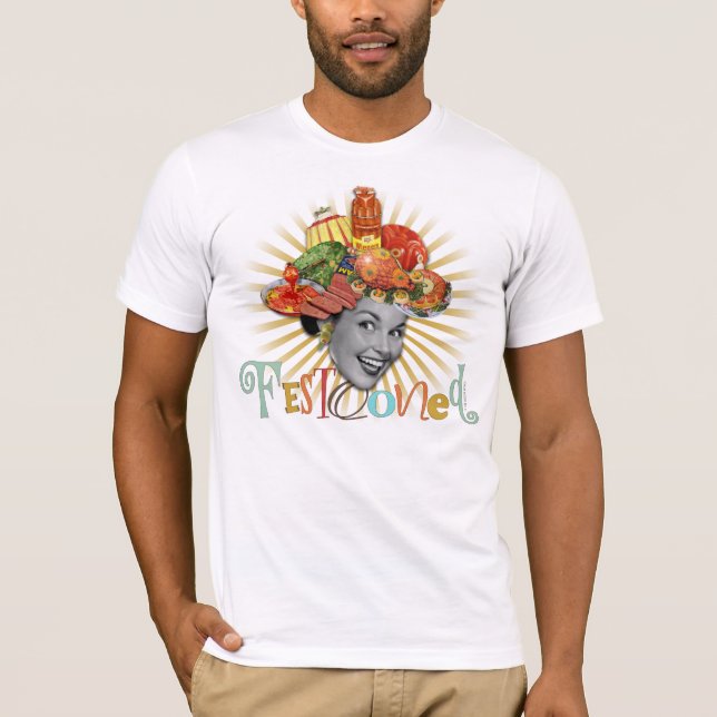 Camiseta El © de Bitsch del kitsch: ¡Festooned famoso! (Anverso)