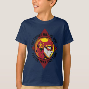 Camiseta El   de destello "el futuro estarán aquí "