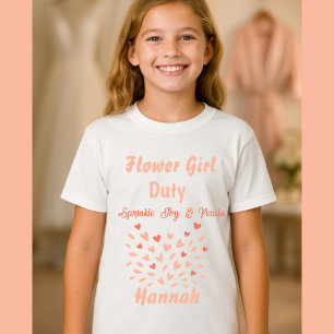 Camiseta El deber de las chicas floridas rompe la alegría y