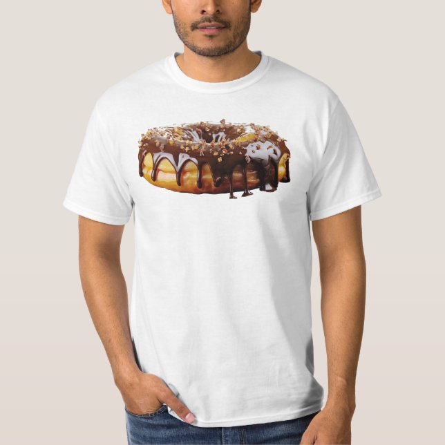 Camiseta El decadente donut de SlipperyJoe cubierto de glos (Anverso)