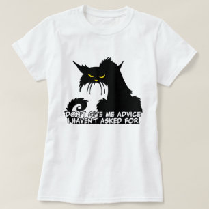 Camiseta El decir del consejo del gato negro