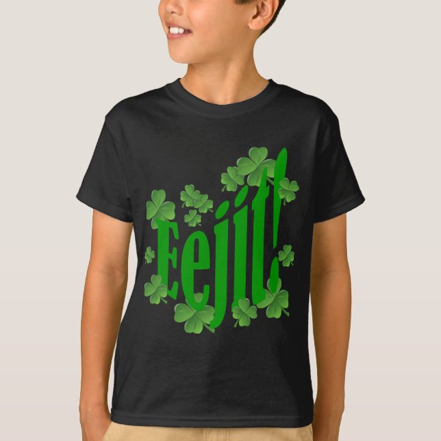 Camiseta el decir del irlandés del eejit (Anverso)