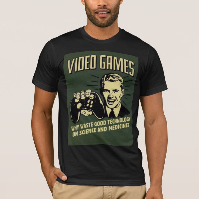 Camiseta El decir divertido del videojuego (Anverso)