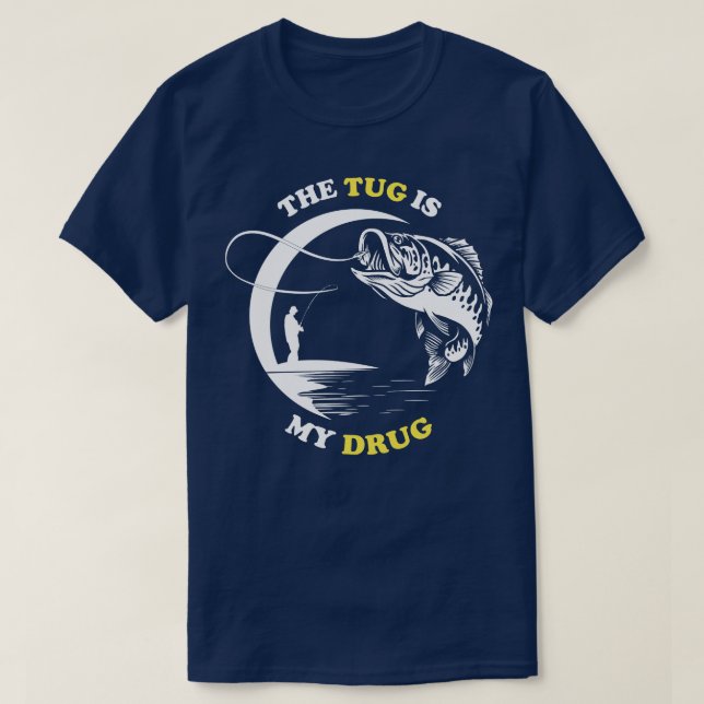 Camiseta El Dedo Es Mi Amante De La Pesca De Drogas (Diseño del anverso)