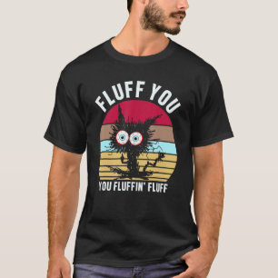 Camiseta El Dedo Medio De Gato Gatito Gatito Le Fluye