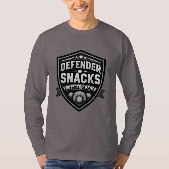 Camiseta El defensor del día del padre de los refrigerios (Anverso)
