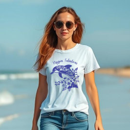 Camiseta El delfín hawaiano Flippin es fabuloso