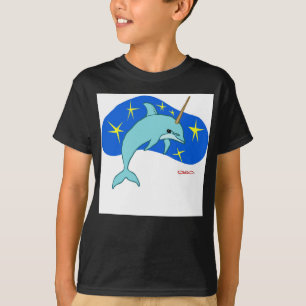 Camiseta El delfín unicornio (Animal Marino de Fantasía)