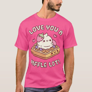 Camiseta El Delicioso Waffle Y El Helado Cream Te Aman Un L