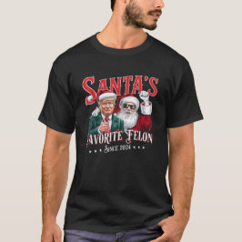 Camiseta El delincuente favorito de Santa 2024 Navidad Dive