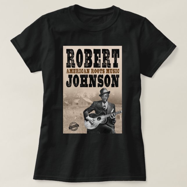 Camiseta El Delta Blues de Robert Johnson Devil (Diseño del anverso)