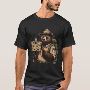 Camiseta El Delta Tangos de Foxtrots resiste el oso bosque