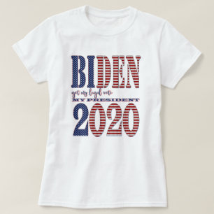 Camiseta El demócrata Joe Biden 2020 obtuvo mi voto legal E