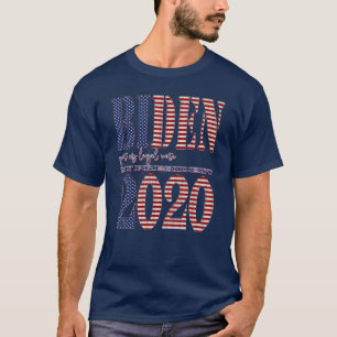 Camiseta El demócrata Joe Biden 2020 obtuvo mi voto legal E