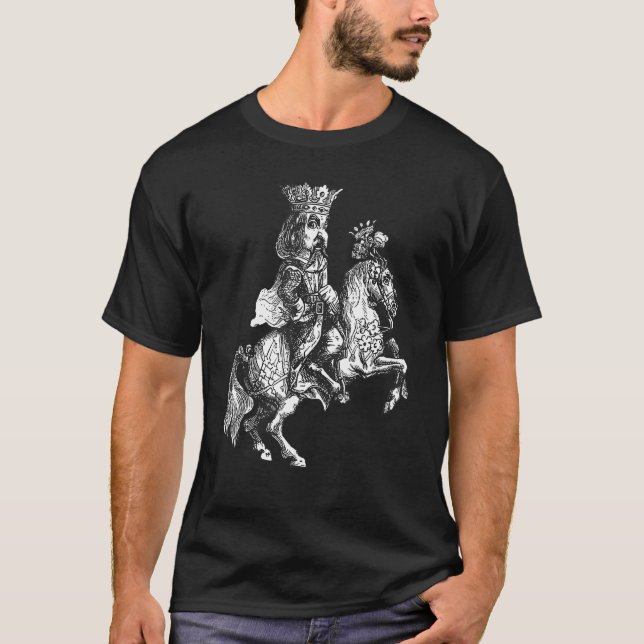 Camiseta El Demonio Alquimista Con La Alarma De Un Joven So (Anverso)