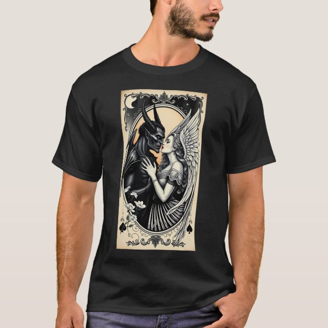 Camiseta El demonio ama al ángel 2 (Anverso)