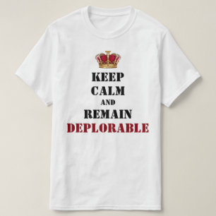 Camiseta El deplorable coronada del triunfo