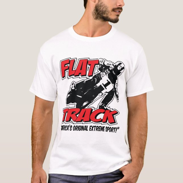 Camiseta El deporte extremo original de Pista-América PLANA (Anverso)