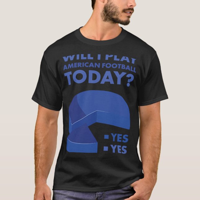 Camiseta El deporte voy a jugar al fútbol americano (Anverso)
