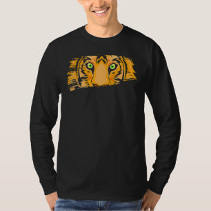 Camiseta El depredador de la vida salvaje de los ojos verde