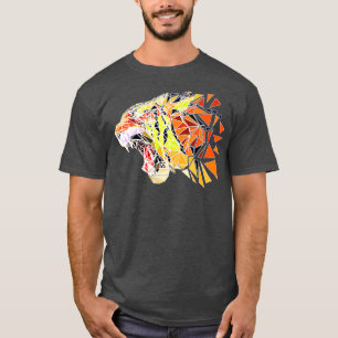 Camiseta El depredador de vida silvestre Bi de la cabeza de