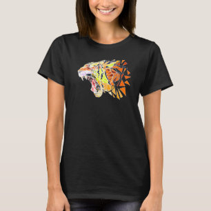 Camiseta El depredador de vida silvestre Bi de la cabeza de