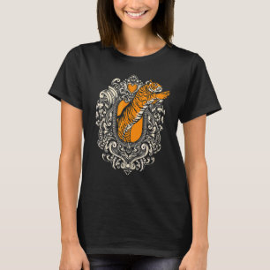 Camiseta El depredador del tigre y la fauna salvaje Safari 