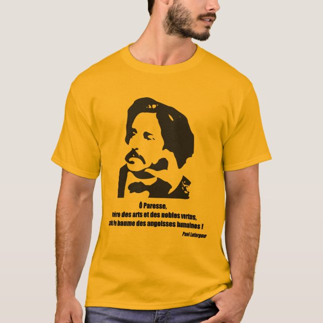 Camiseta El Derecho a la Pereza (Anverso)
