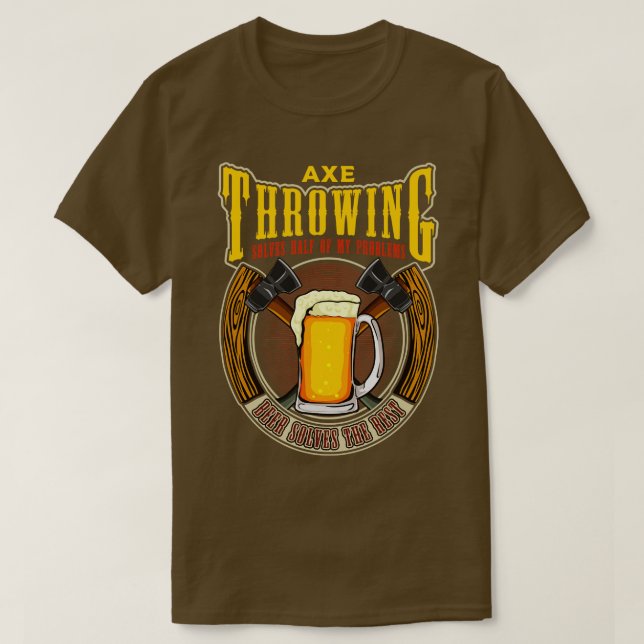 Camiseta El derrame de hachís resuelve la mitad de mis prob (Diseño del anverso)