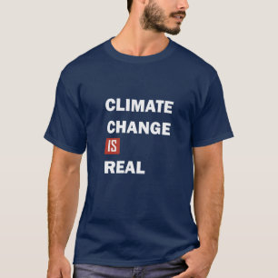 Camiseta El desafío climático es una verdadera conciencia a