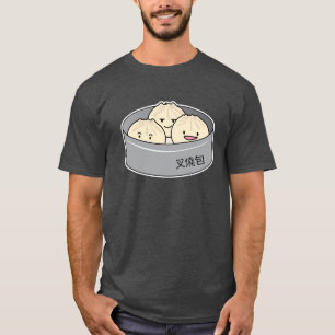 Camiseta El desayuno chino del dim sum del bollo del cerdo