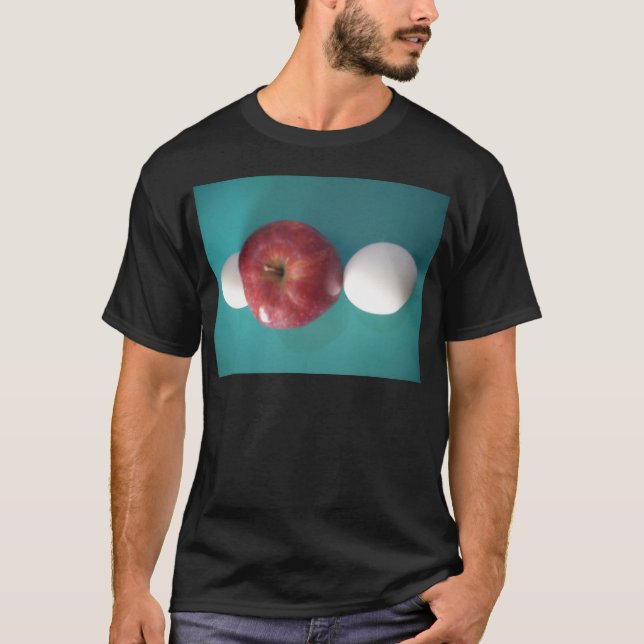 Camiseta El desayuno se compone de dos huevos y una vida fi (Anverso)